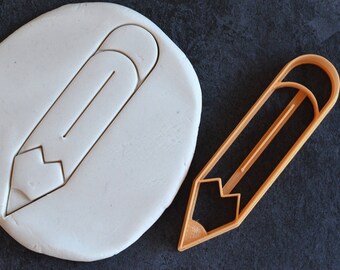 Pencil cookie cutter - Back to School Cookie Cutter - Kindergarten, Pre-K cookie cutter - Teacher cookie cutter -Appreciation day