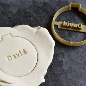 Custom Christmas ornament cookie cutter with name - Winter cookie cutter - Christmas cookie cutter - Cookie cutter - Christmas