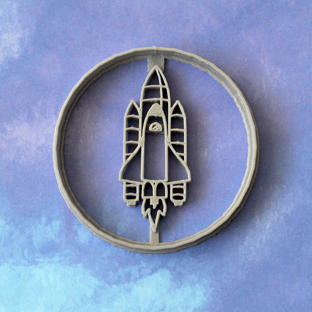 Space Shuttle Cookie Cutter - Space Cookie Cutter. Rocket Cookie Cutter ...