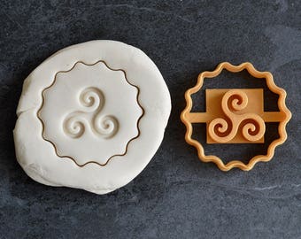 Triskell cookie cutter - Breton cookie cutter