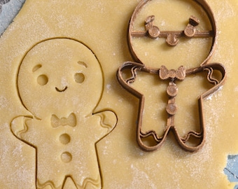 Gingerbread man cookie cutter XL - Gingerbread cookie cutter - Winter cookie cutter - Christmas cookie cutter - Cookie cutter - Christmas