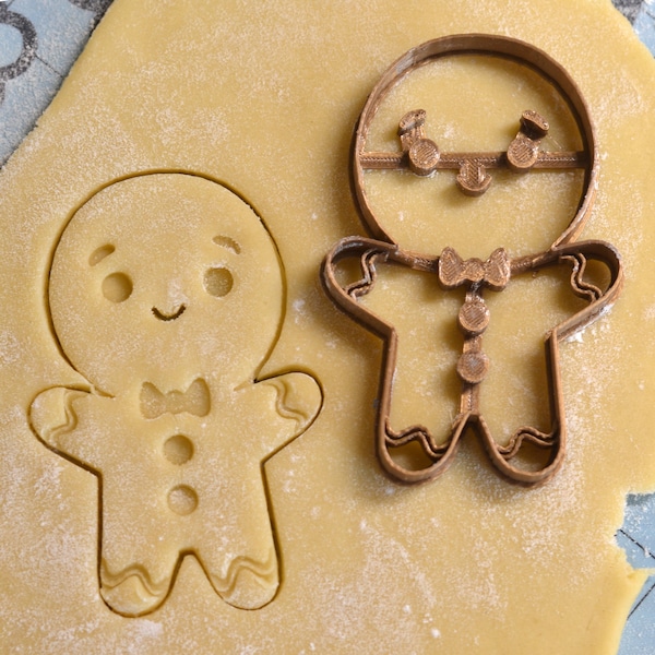 Emporte-pièce Bonhomme de pain d'épices XL - Emporte-pièce Gingerbread man - Emporte-pièce Noël - Bredele - Sablés de Noël. Christmas cookie