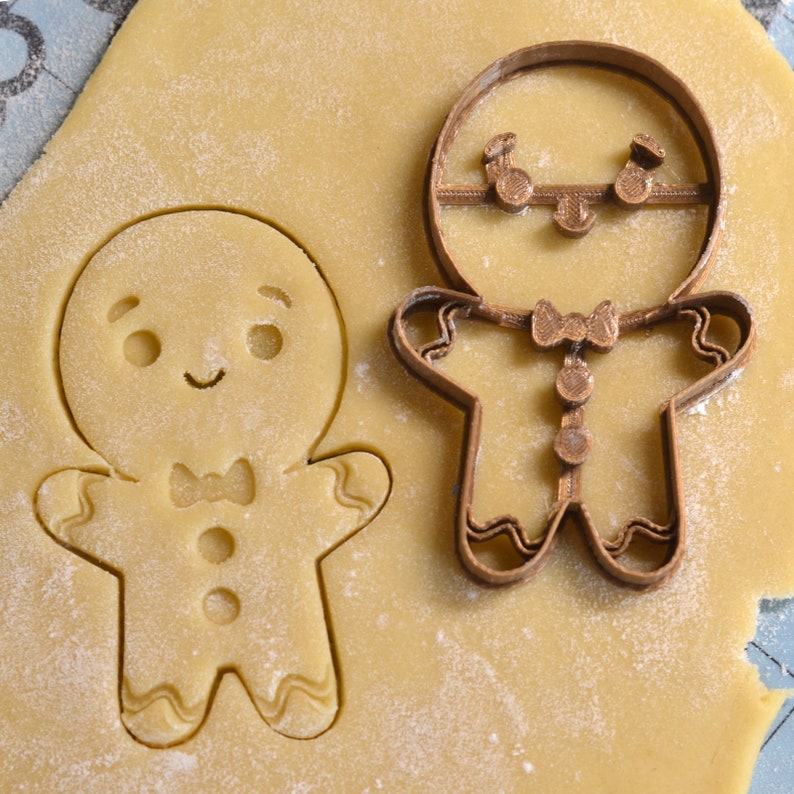 Gingerbread Man Cookie Cutter XL Gingerbread Cookie Cutter Etsy