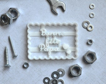 Happy mother's day Cookie Cutter - Petit-Beurre  Mother's day Cookie Cutter - Message cookie cutter