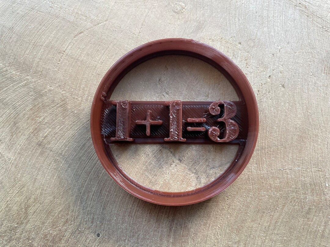1+1=3 Cookie Cutter, Mum to Be Cookie Cutter - Pregnant Cookie Cutter ...