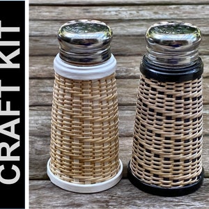 DIY KIT - Nantucket Style Salt and Pepper Shaker Set