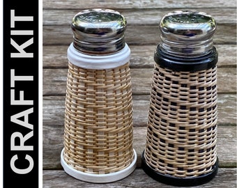 DIY KIT - Nantucket Style Salt and Pepper Shaker Set