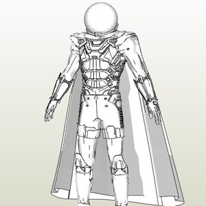 Craft Supplies & Tools Mysterio SpiderMan Far From Home 3D ...