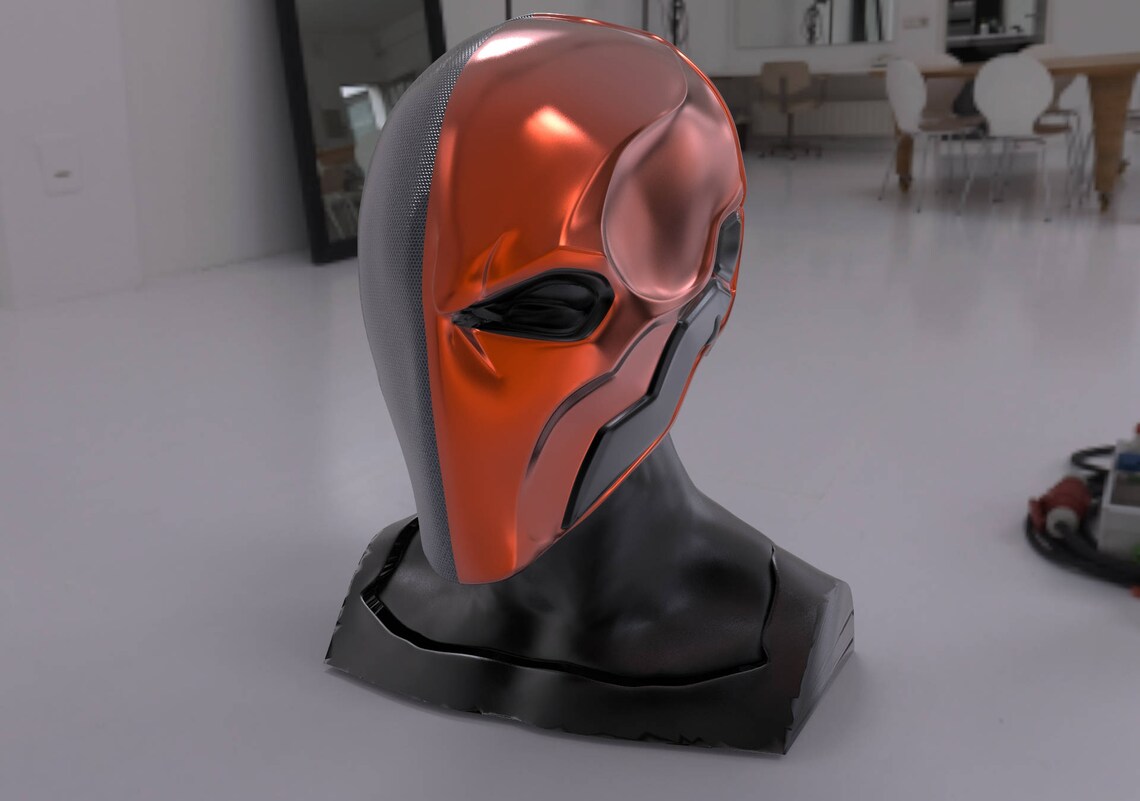 Deathstroke Mask 3D Print Ready .stl File WEARABLE SIZE Etsy