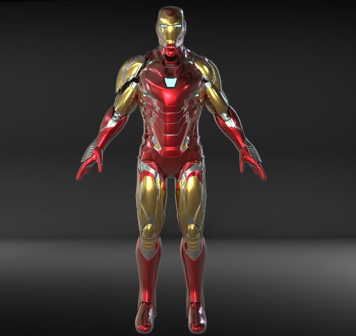 iron man mark 85 avengers endgame 3d model for 3d print etsy