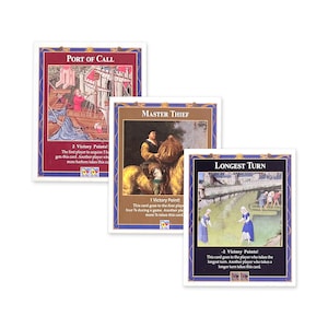 CADEAU 3-pack: Longest Turn, Master Thief en Port-bonuscadeaupakket compatibel met Catan's Kolonisten van Catan en Catan-uitbreidingen