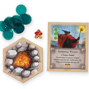 Scénario de golem élémentaire compatible avec Catan's Settlers of Catan