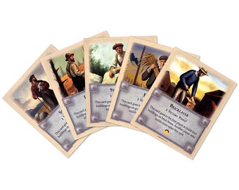 TTM Profession Bonus Cards Scenario compatible with Catan's Settlers of Catan 5th Edition and Catan Expansions