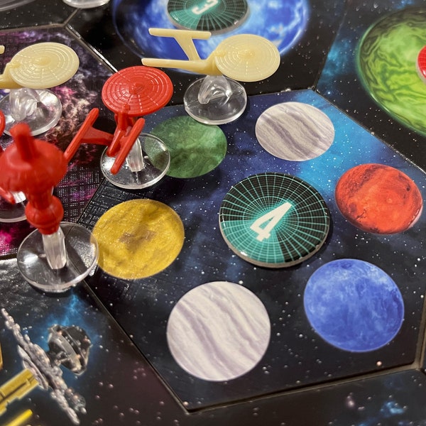 Tabletop Monthly Miniature Planets Scenario Expansion Hex compatible with Catan's Star Trek Catan