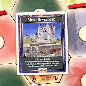TTM meest ontwikkelde gamekaart compatibel met Catan's Kolonisten van Catan, Seafarers en Catan-uitbreidingen