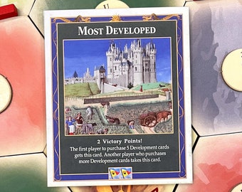 Carte de jeu TTM la plus développée, compatible avec Catan's Settlers of Catan, Seafarers et les extensions Catan