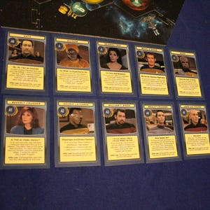 Star Trek TNG Character Cards Unofficial the Next Generation - Etsy