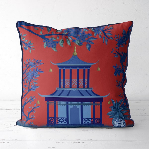 Asian Pillow Etsy