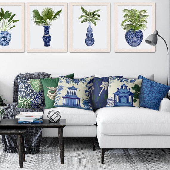 Cuscino Decorativo A Forma Di Fiore - Morbido Peluche, 50 Cm, Blu - Foto 6