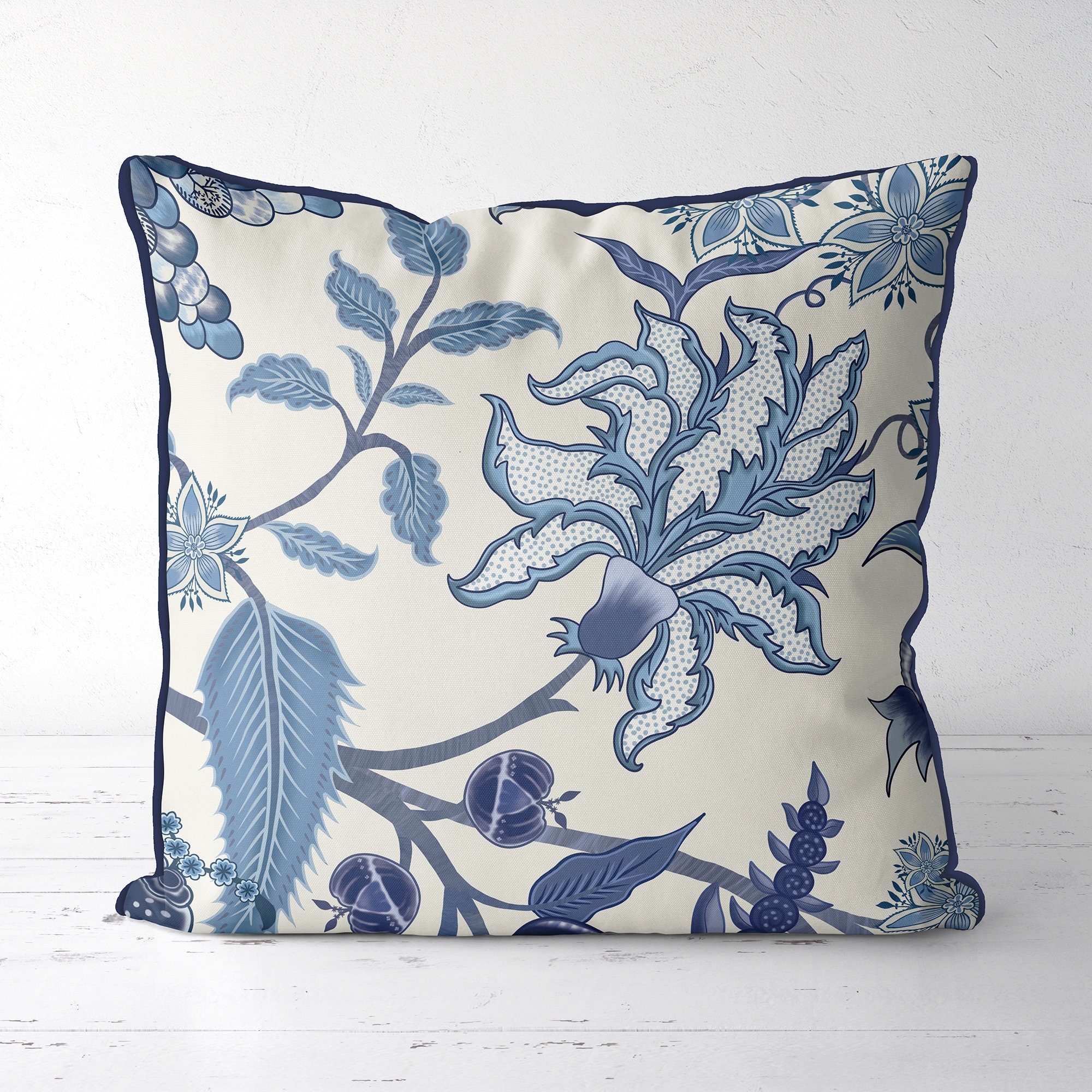 Coastal Style Pillows Decorative Pillows Coastal Euro Cushions Navy