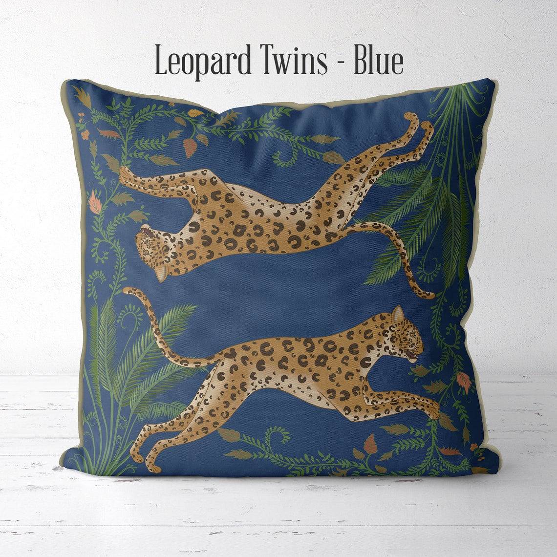 Leopard throw pillows Deep pink Leopard Pillow Cover black Etsy