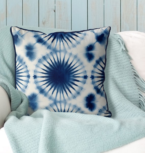Blue white cushion covers hot sale