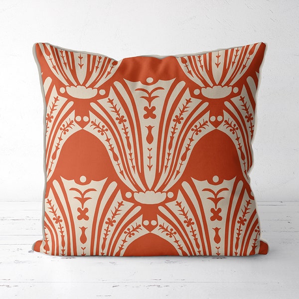 Orange Euro Sham Etsy