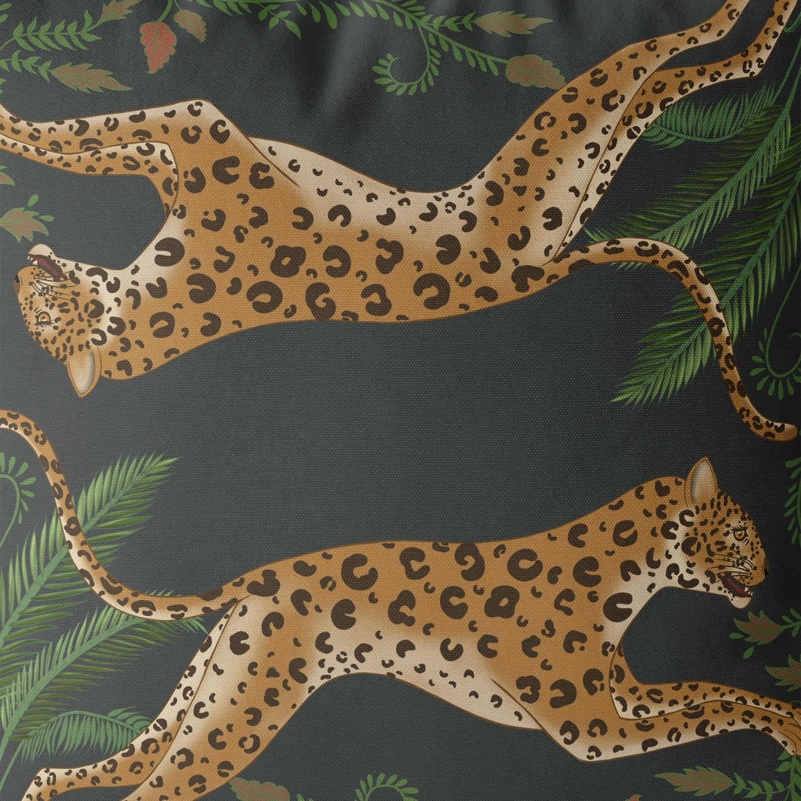 Leopard Throw Pillows Jade Green Leopard Pillow Cover Black Etsy