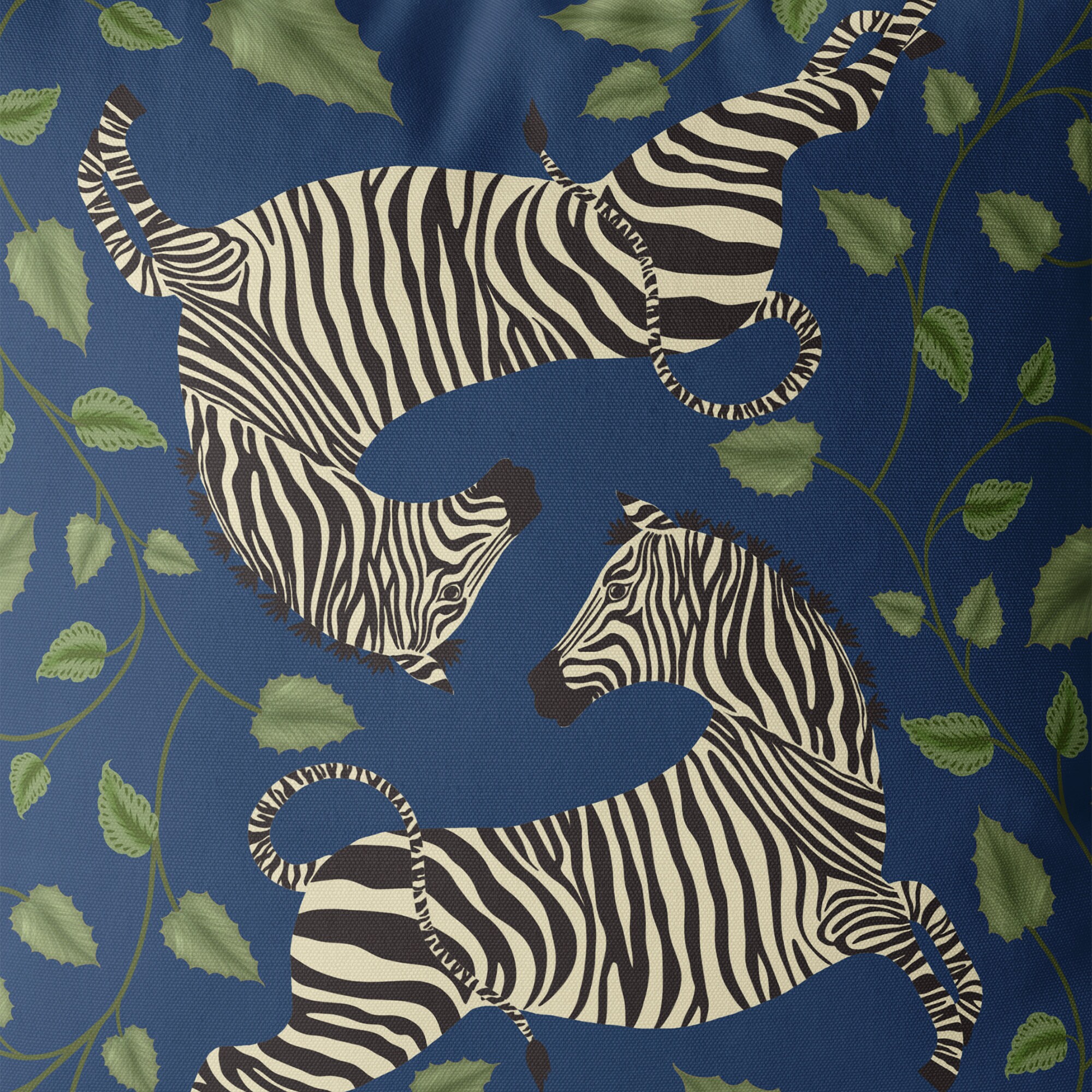 Zebra Knits クッション (BIG) Zebra Cushion Cover, Throw Pillow Cover, Deep Pink Tropical