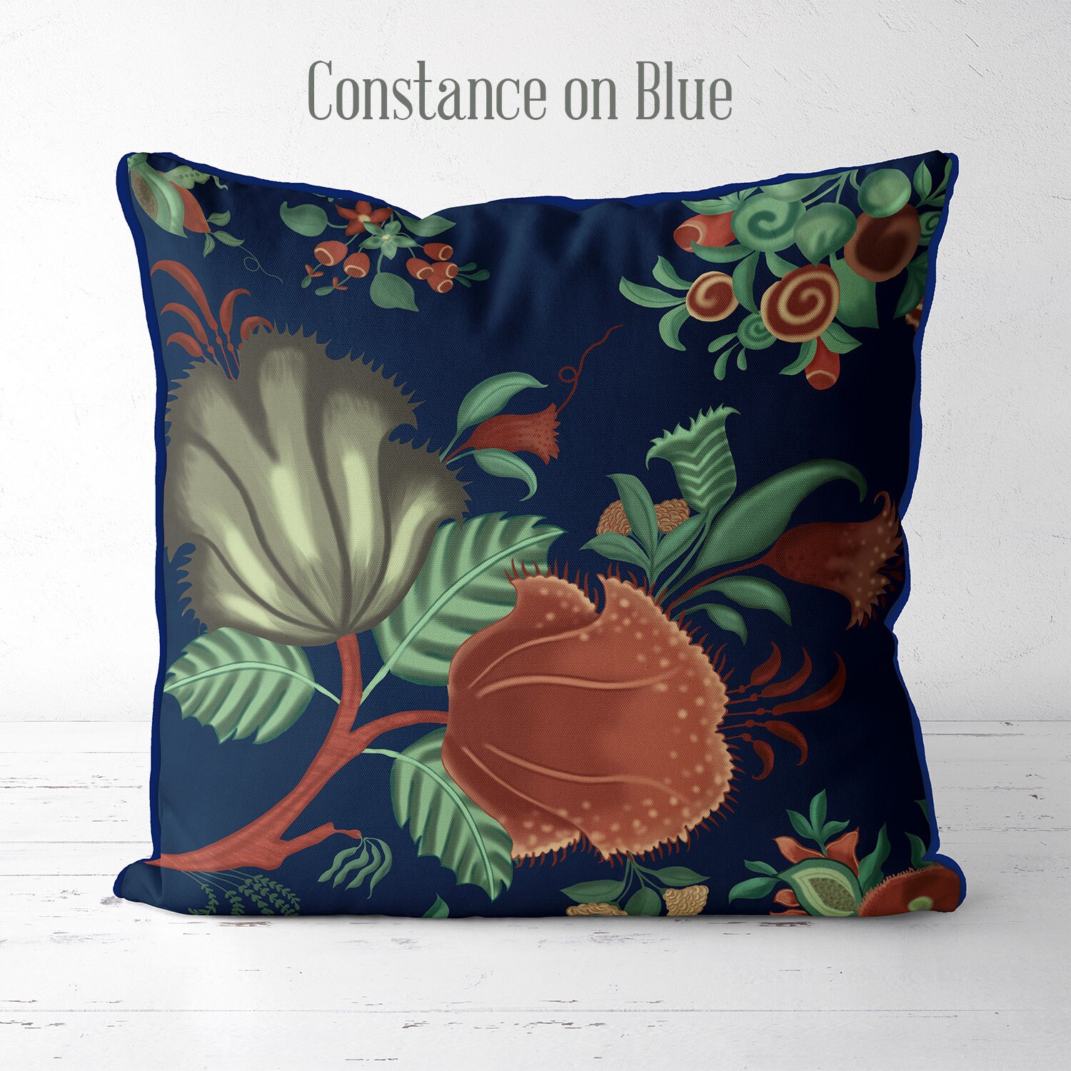 Red floral pillow cover Red floral cushion cover flower Etsy