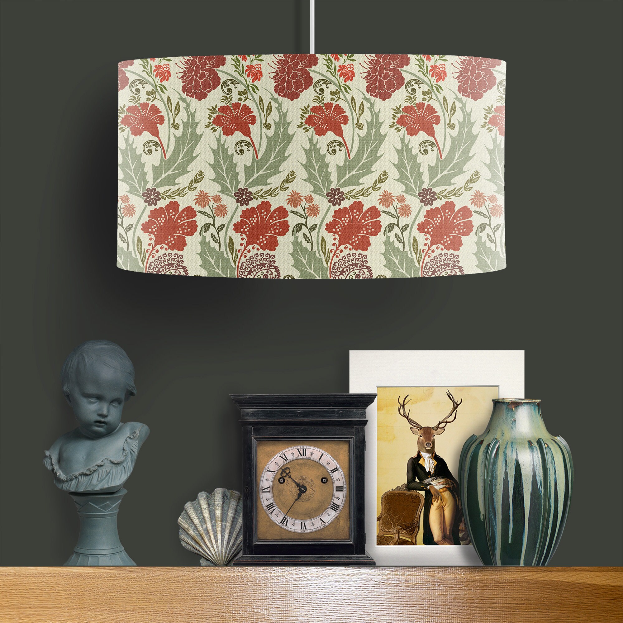 Woodland Country Lamp Shade English Country House Decor | Etsy