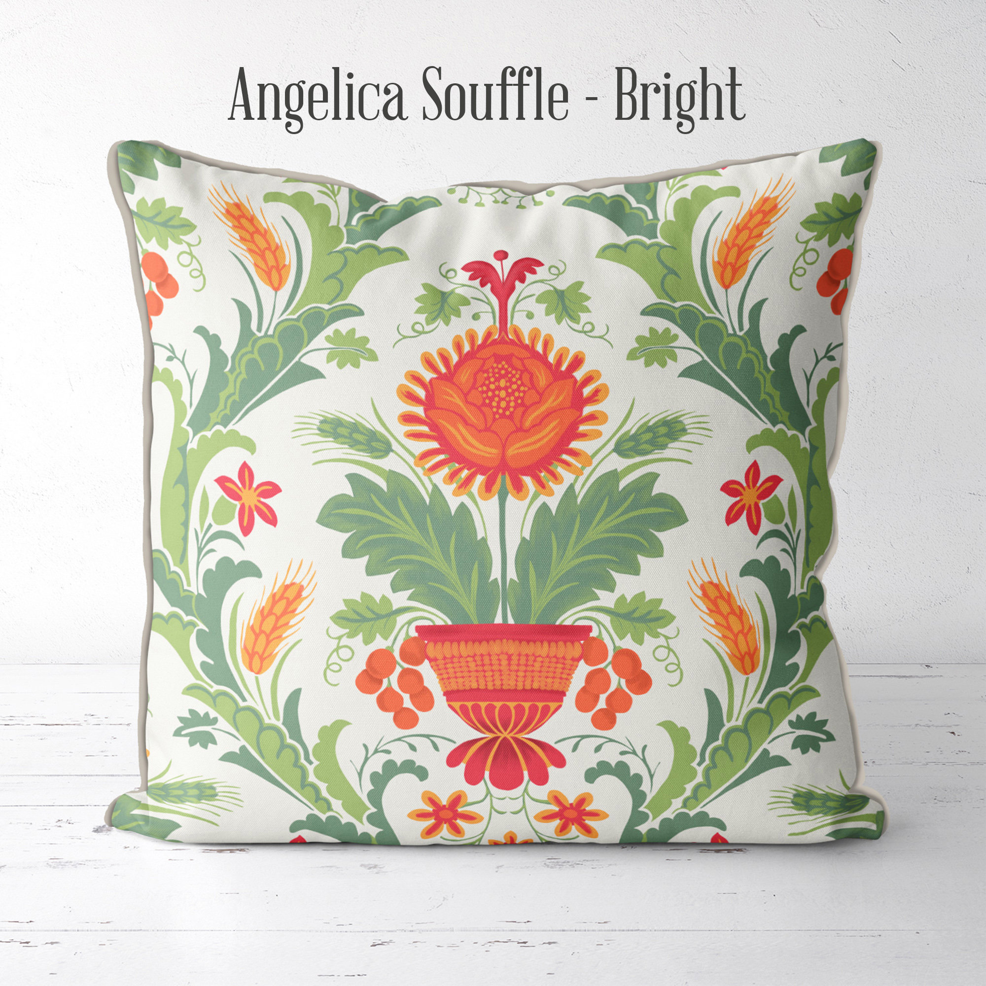 Modern Damask Pattern Green Damask Pillow Cover Sofa Cushion Etsy