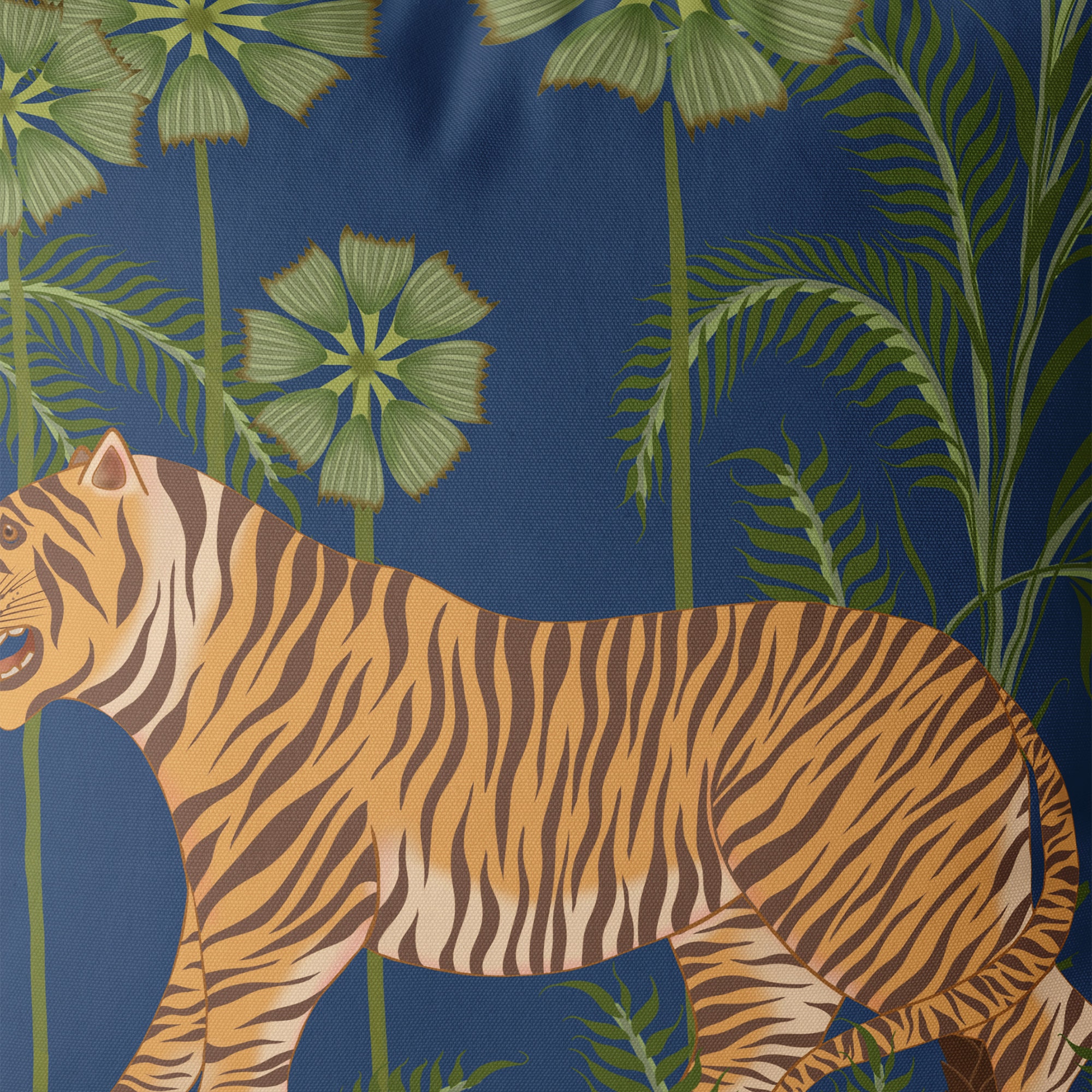 Tiger throw pillows tiger pillow cover deep pink tropical Etsy