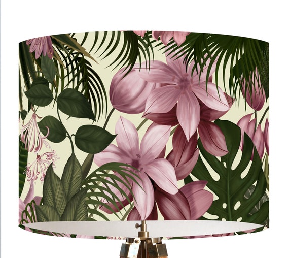Large blush pink lamp shade deals