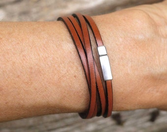 Bracelet cuir femme | Etsy France