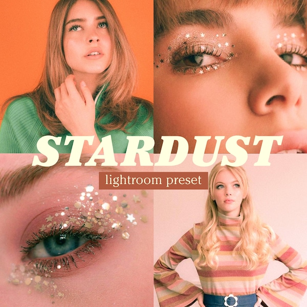 Stardust Lightroom Preset (Mobile + Desktop) | Aesthetic Preset | Cute Preset | Vintage Preset | Presets for Influencers | Dreamy Preset