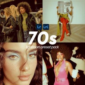 70s Lightroom Preset Pack (Mobile + Desktop) | 70s Vintage, Aesthetic Presets, Retro 70s | 1970s Vibes, Insta Blogger, Vintage Presets