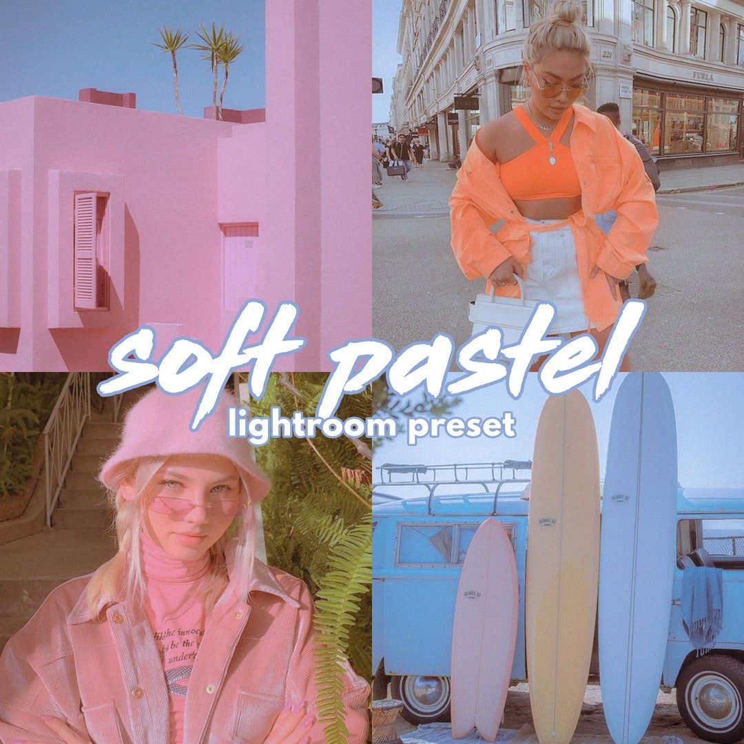 Soft Pastel Lightroom Preset mobile Desktop Cute Preset - Etsy