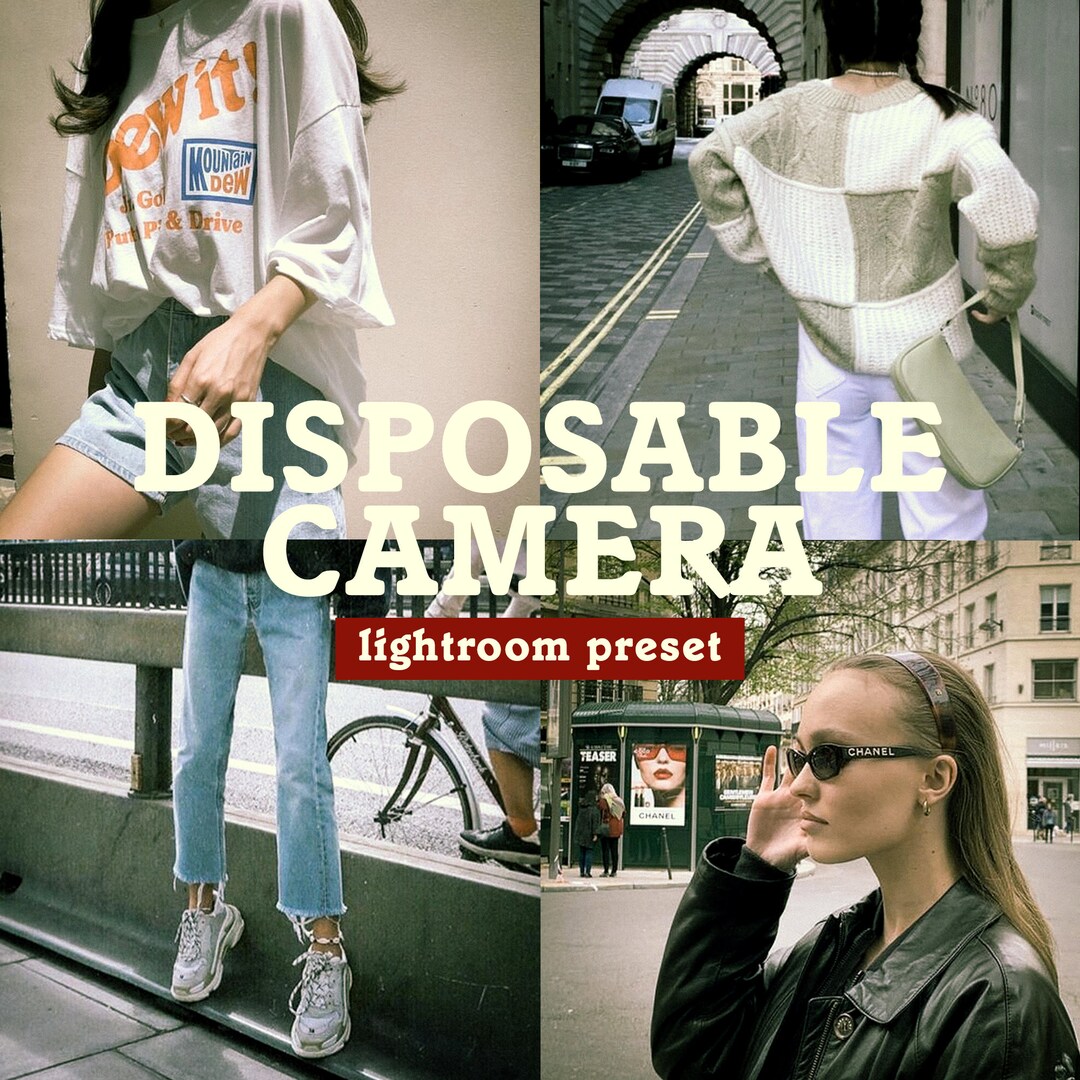 Disposable Camera Lightroom Preset mobile Desktop Etsy