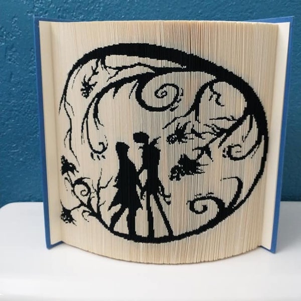 Jack and Sally cut and fold book fold