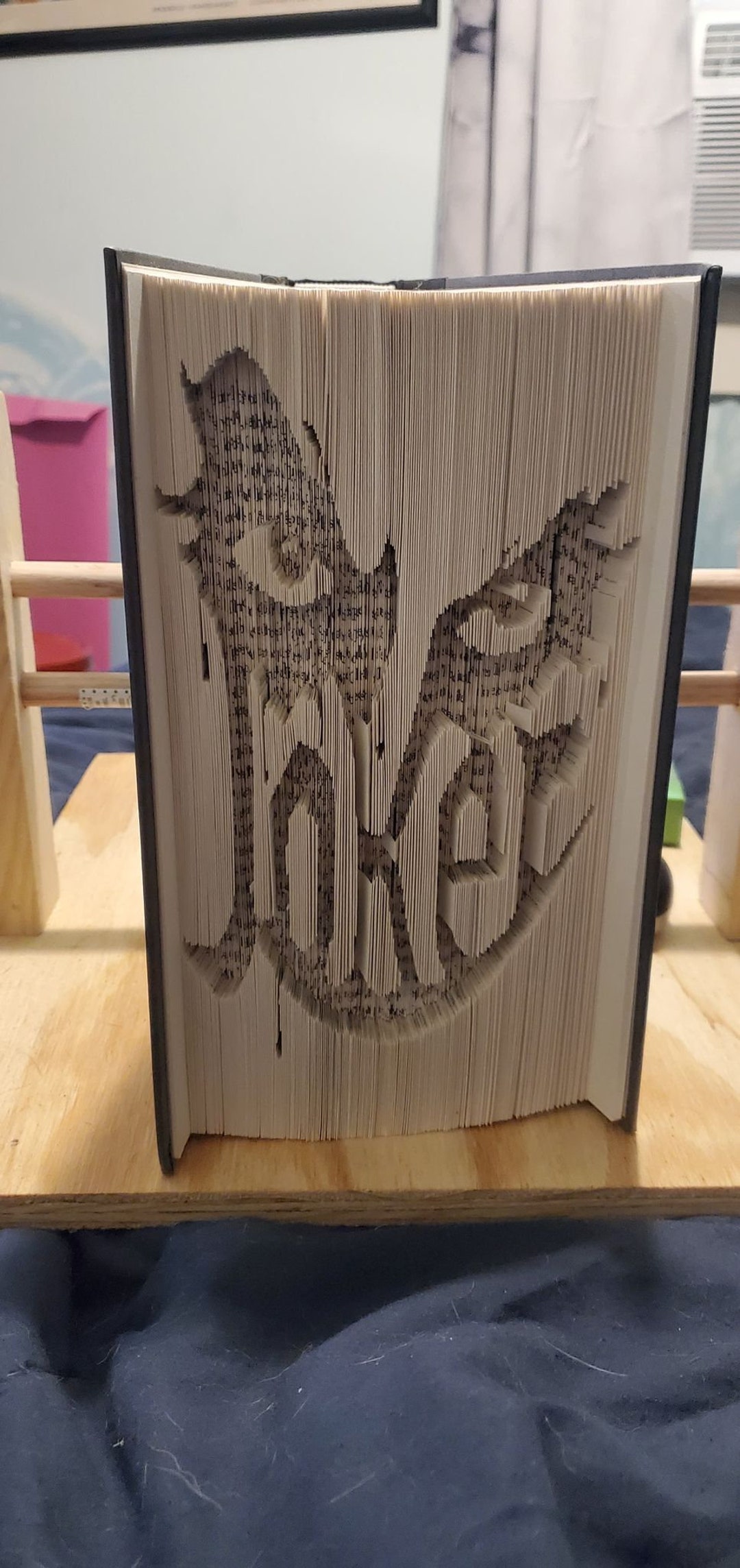 Joker Cut and Fold Pattern Bookfold Etsy