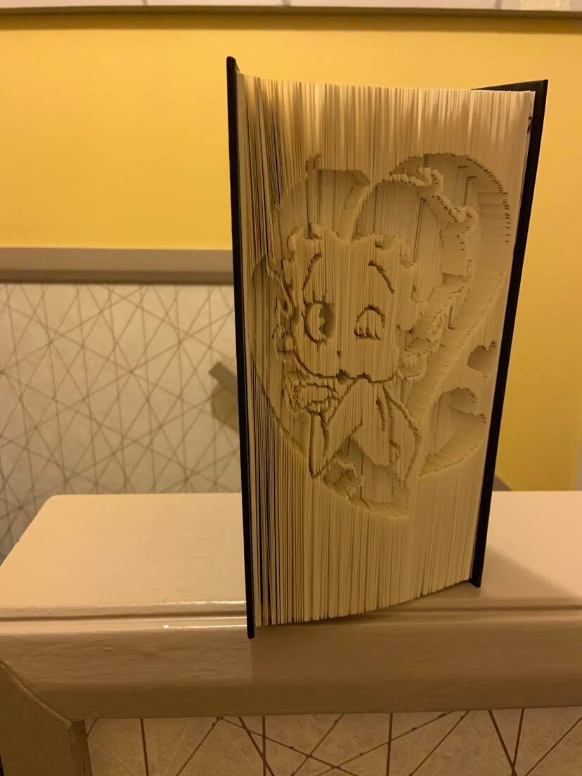Betty Boop cut & fold pattern