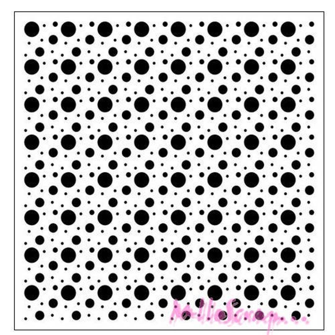 Round Stencil Mask Stencil Stenciled Scrapbooking Etsy