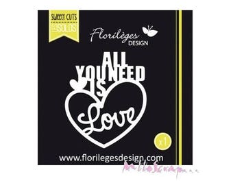 Die cut, die cut away Design, cut "All you need" Sweety, scrapbooking