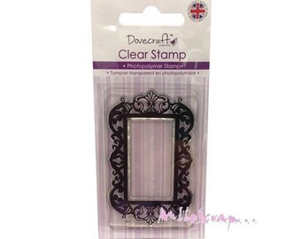 Tampon transparent, tampon Dovecraft, tampon cadre, tampon scrapbooking