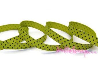 Ruban imprimé, ruban à pois, ruban gros grain, ruban scrapbooking, 1 mètre