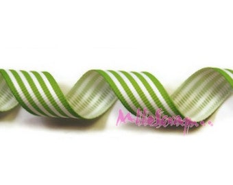 Grosgrain ribbon, striped ribbon, scrapbooking ribbon, 1 meter