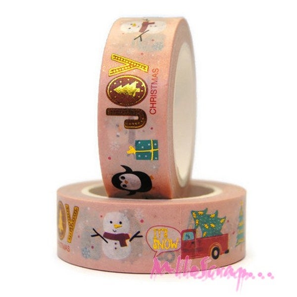 Masking tape, masking tape noel, masking tape scrapbooking, 10 mètres