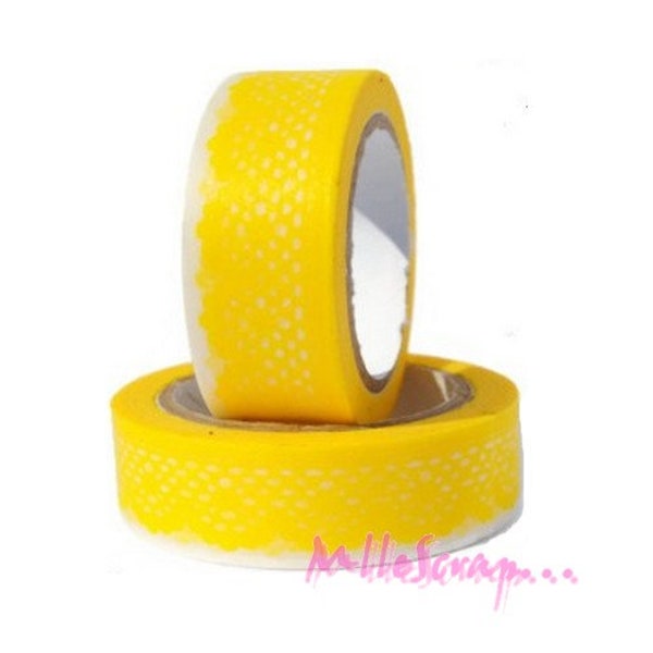 Masking tape, masking tape dentelle, masking tape scrapbooking, 10 mètres