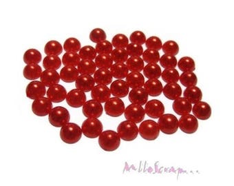 Half-beads, half-beads 10 mm, half beads to paste, half-beads scrapbooking, 20 pieces